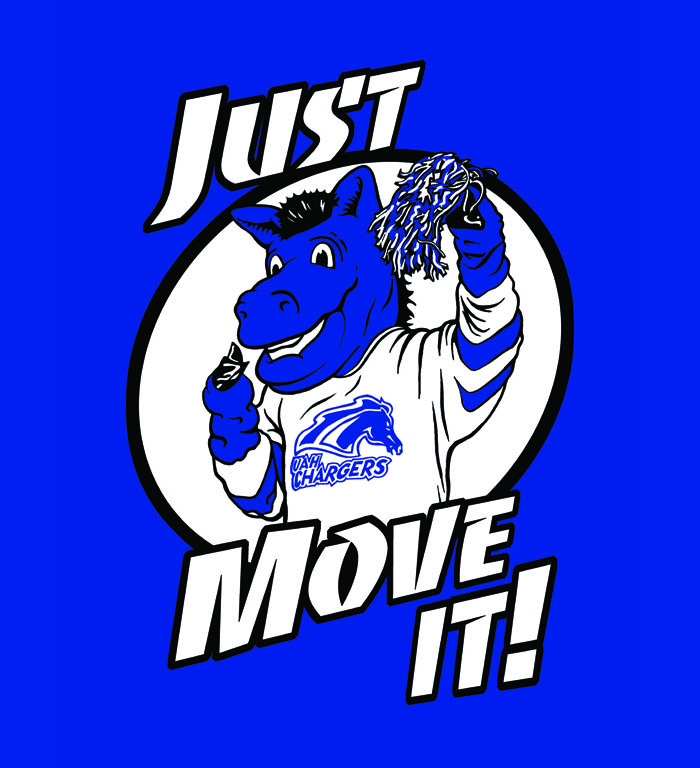 UAH Chargers Just Move It TShirt-72
