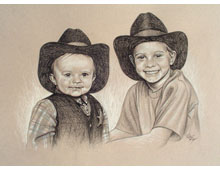 The Chaplain Sons Cowboy Portrait