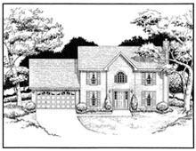Architectural House Illustration