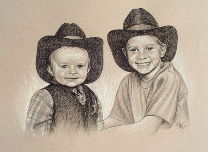 Chaplain Sons Cowboy Portrait-72