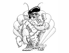 Lobster Elvis Illustration
