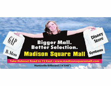 Madison Square Mall Billboard