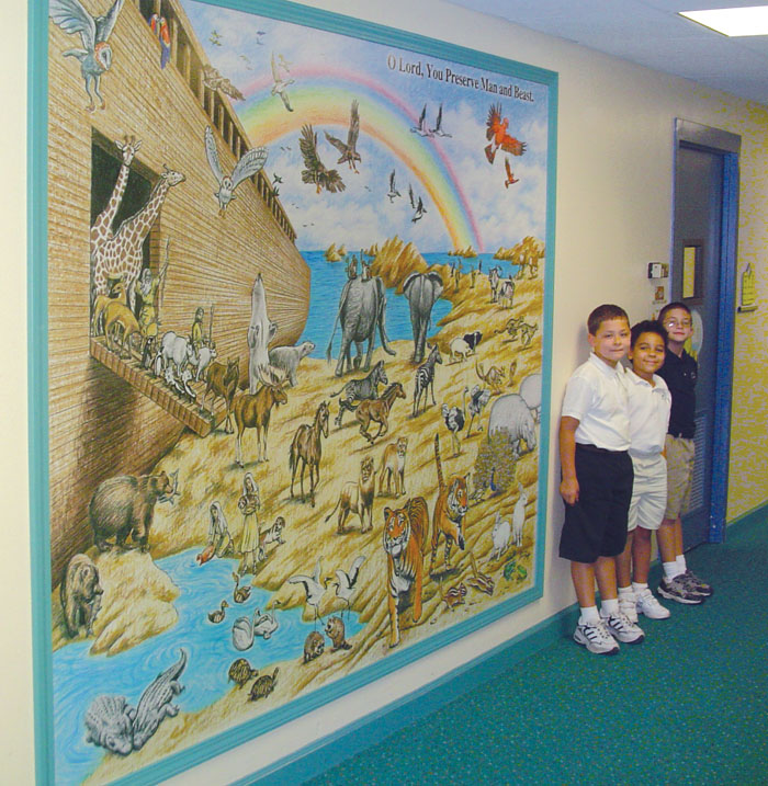 WBC-Noahs Ark Mural and kids-72